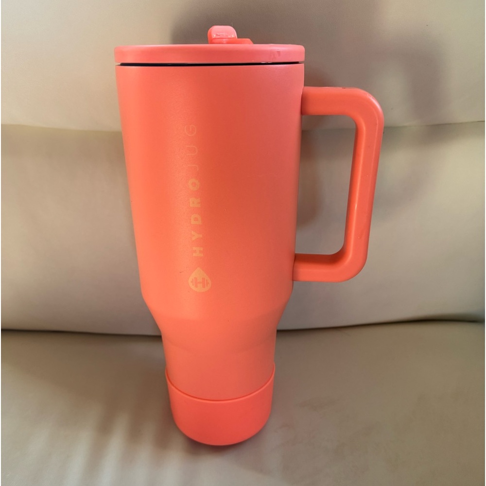 Hydrojug Neon Coral 40 oz Tumbler
